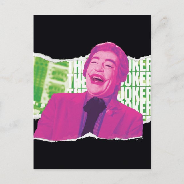 The Joker Scrapbook Laugh Postcard (Front)