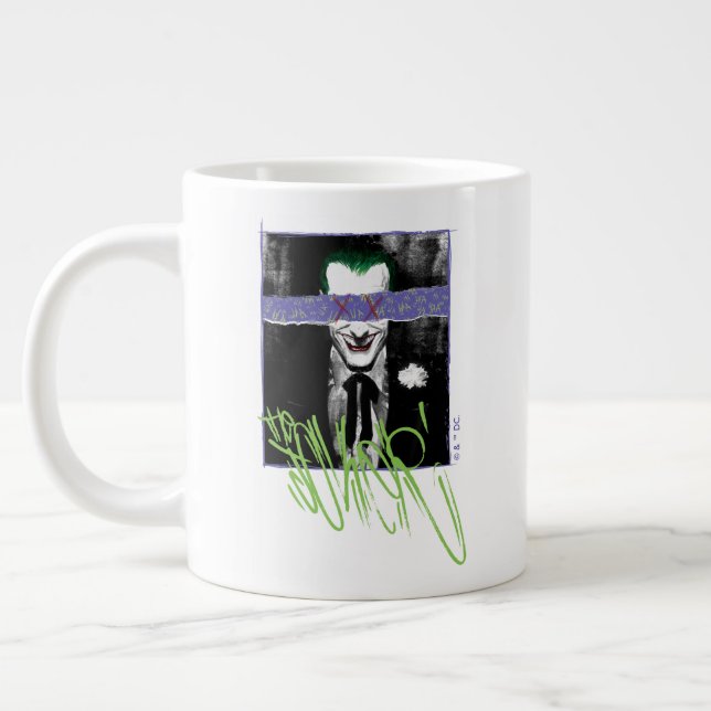The Joker Scrapbook Photograph Large Coffee Mug (Left)