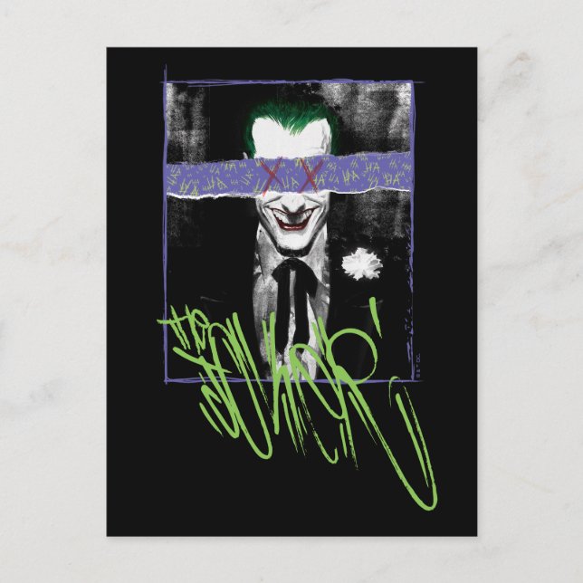 The Joker Scrapbook Photograph Postcard (Front)