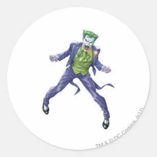 The Joker Yells Classic Round Sticker