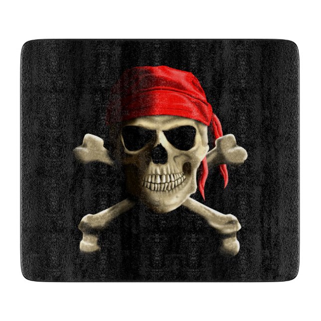 The Jolly Roger Cutting Board (Front)