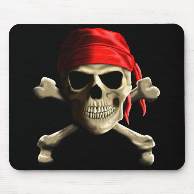 The Jolly Roger Mouse Pad (Front)