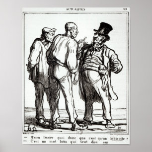 The Journal 'Le Charivari' Poster