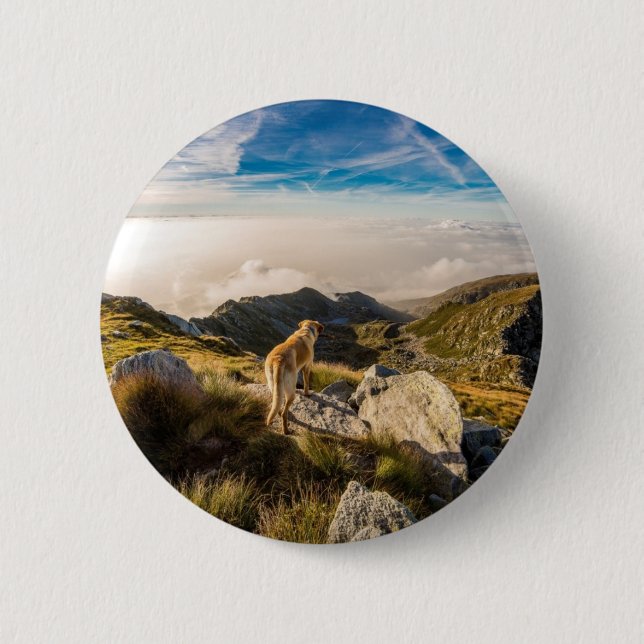 The journey 6 cm round badge (Front)
