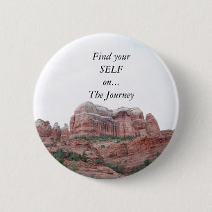 THE JOURNEY 6 CM ROUND BADGE
