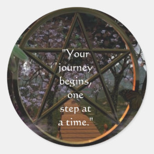 The Journey Classic Round Sticker