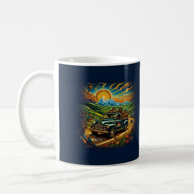 The Journey Is The Destination Coffee Mug (Left)
