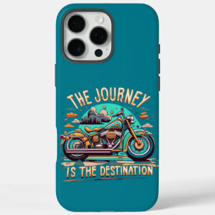 The Journey Is the Destination: Vintage Motorcycle iPhone 16 Pro Max Case