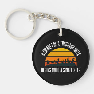 The Journey of a Thousand Miles Begins with a Sing Key Ring