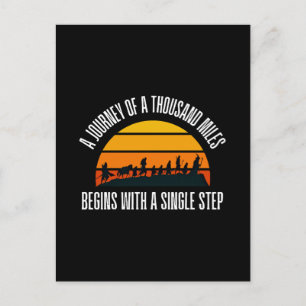 The Journey of a Thousand Miles Begins with a Sing Postcard