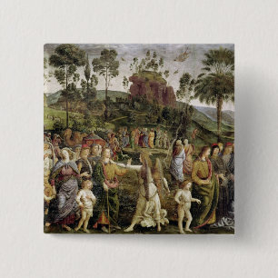 The Journey of Moses, c.1481-83 15 Cm Square Badge