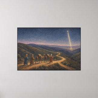 The Journey of the Magi Nativity Canvas Print