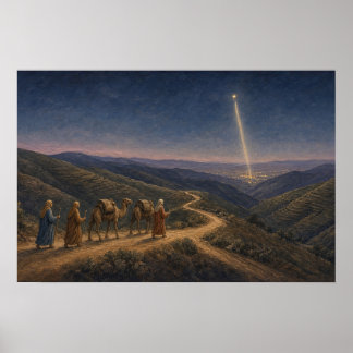The Journey of the Magi Nativity Poster