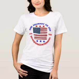 THE JOURNEY TO 250: SEMIQUINCENTENNIAL   Tri-Blend SHIRT