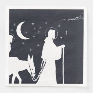 The Journey To Bethlehem Napkin