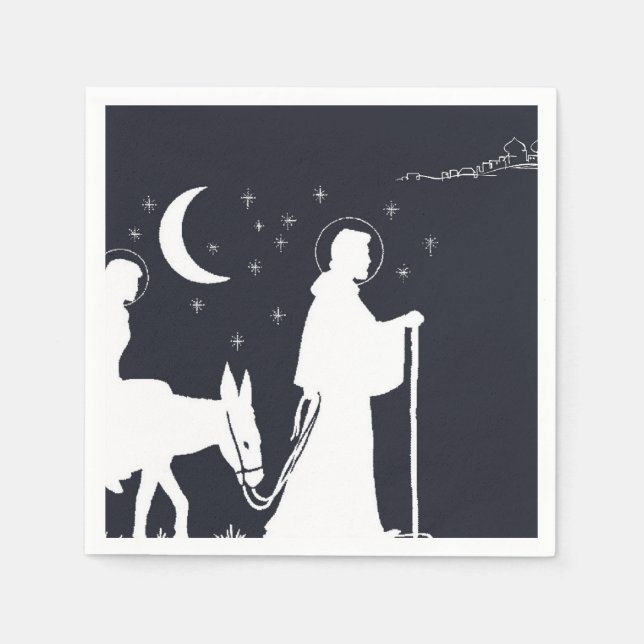 The Journey To Bethlehem Napkin (Front)
