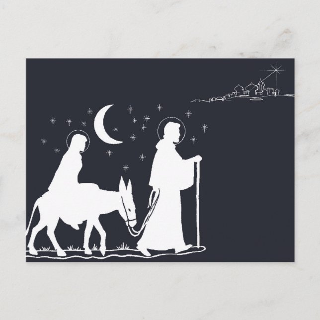The Journey To Bethlehem Postcard (Front)