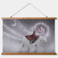 The Journey Winter Queen and Polar Bear Artwork