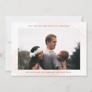 The Joy and Peace of Christmas Photo Holiday Card