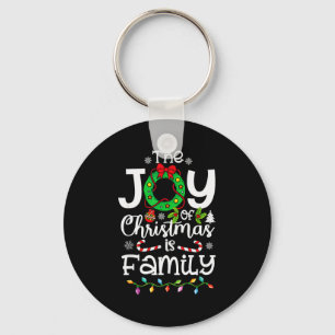The Joy Christmas Is Family Matching Xmas Men Wome Key Ring