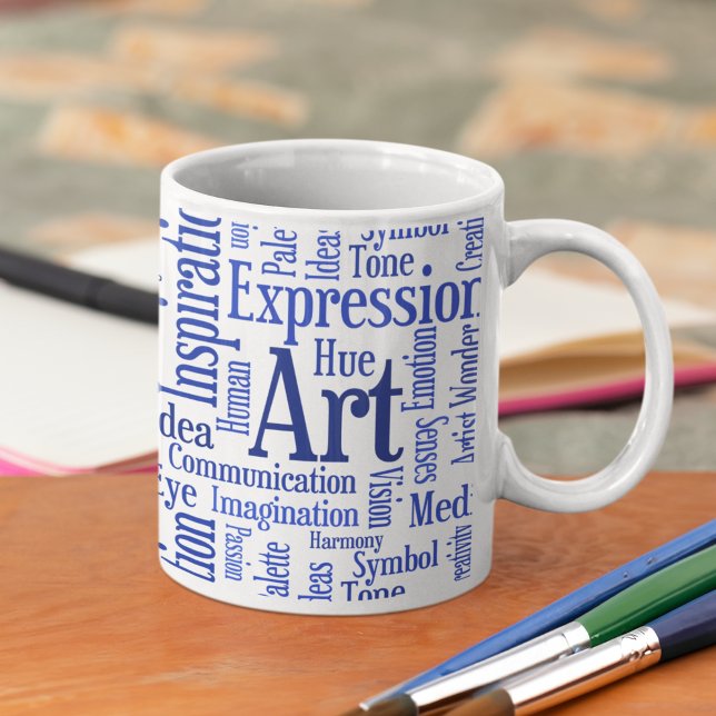 The Joy of Artistic and Creative Expression Coffee Mug (Creator Uploaded)