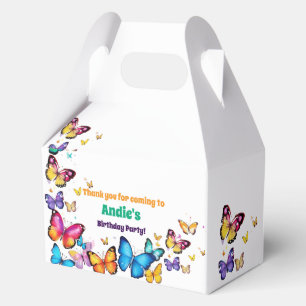 The Joy of Butterflies Birthday Party Favour Box