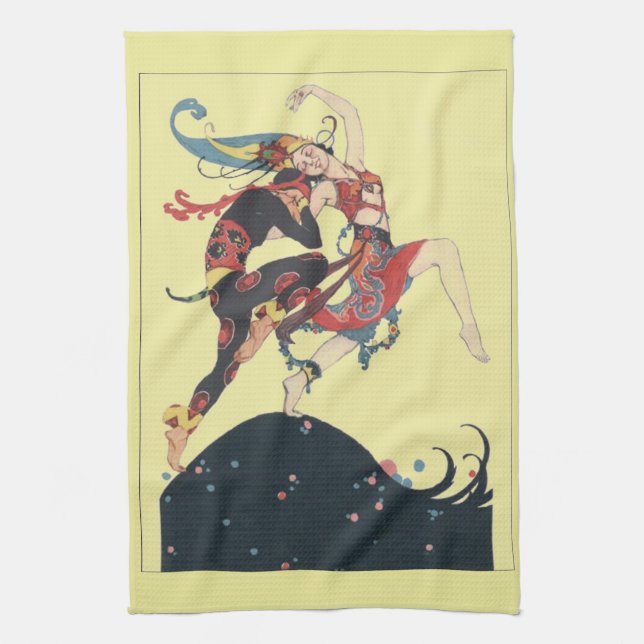 The Joy of Dance Tea Towel (Vertical)