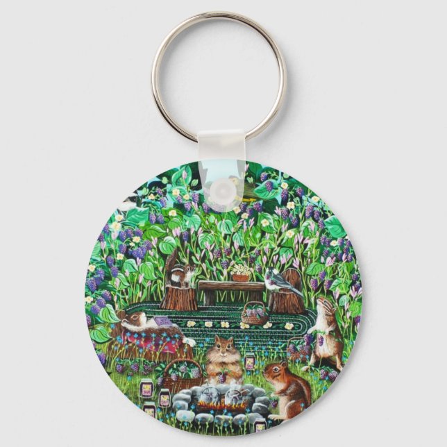 The Joy of Jam Key Ring (Front)