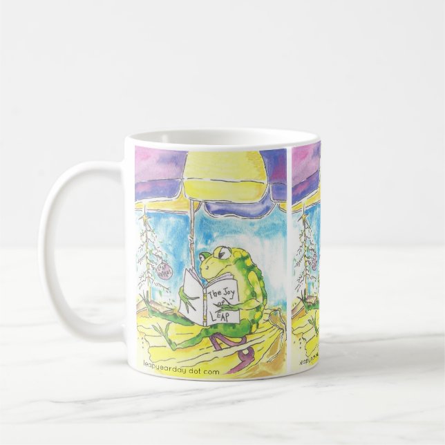 THE JOY OF LEAP COFFEE MUG (Left)