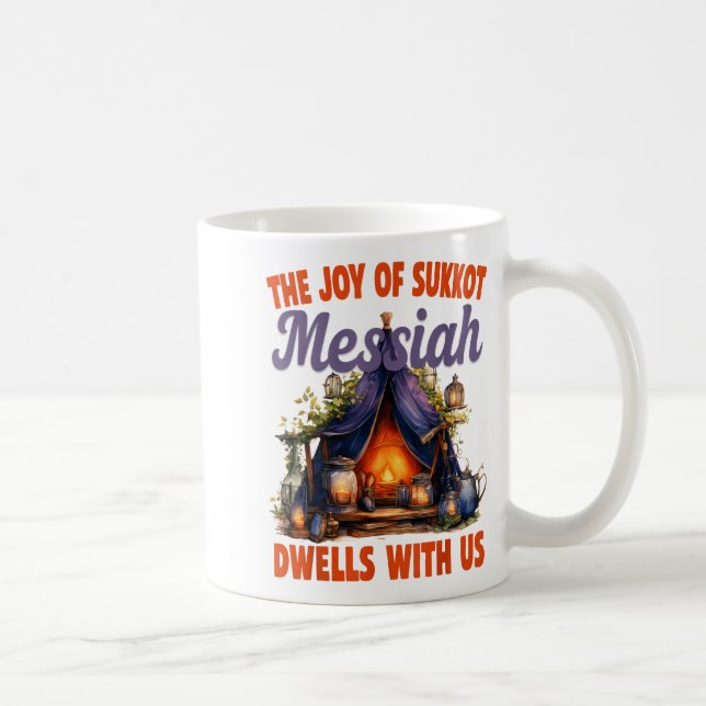 The Joy Of Sukkot Messiah Dwells With Us Jewish Ho Coffee Mug (Right)
