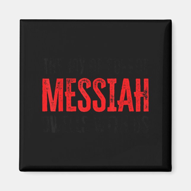 The Joy Of Sukkot Messiah Dwells With Us Jewish Ho Magnet (Front)