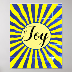 The Joy of the Lord Fruit of the Spirit Sun Rays Poster
