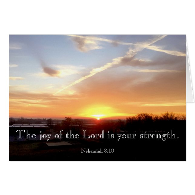 The Joy of the Lord is your strength. (Front Horizontal)