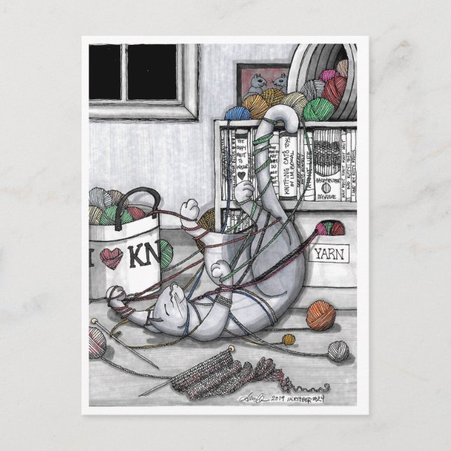 The Joy of Unraveling postcard (Front)