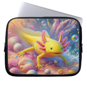 The Joyful Axolotl Laptop Sleeve