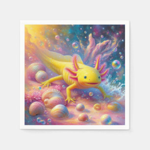 The Joyful Axolotl Napkin