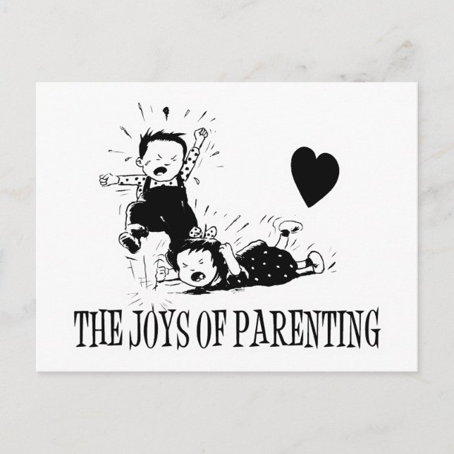 The Joys Of Parenting Postcard (Front)