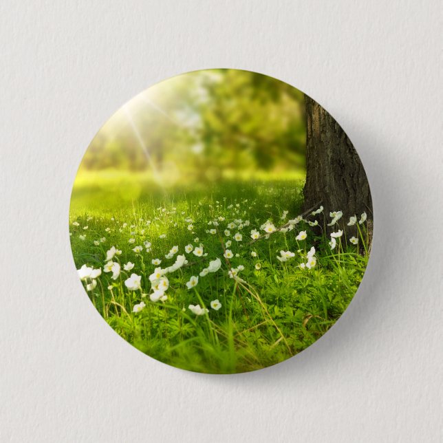 The Joys of Spring 6 Cm Round Badge (Front)