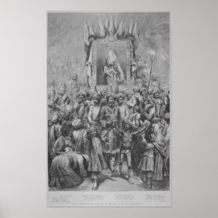 The Jubilee in the East- An Allegory, 1887 Poster