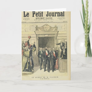 The Jubilee of Louis Pasteur at the Sorbonne Card