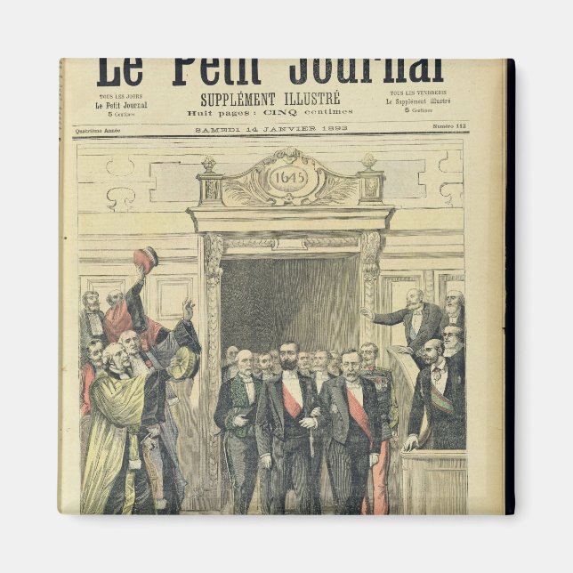 The Jubilee of Louis Pasteur  at the Sorbonne Magnet (Front)