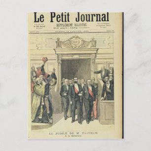 The Jubilee of Louis Pasteur  at the Sorbonne Postcard