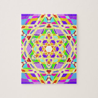 The Judaical vitrail. Jigsaw Puzzle