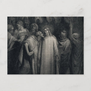 The Judas Kiss by Gustave Dore Postcard