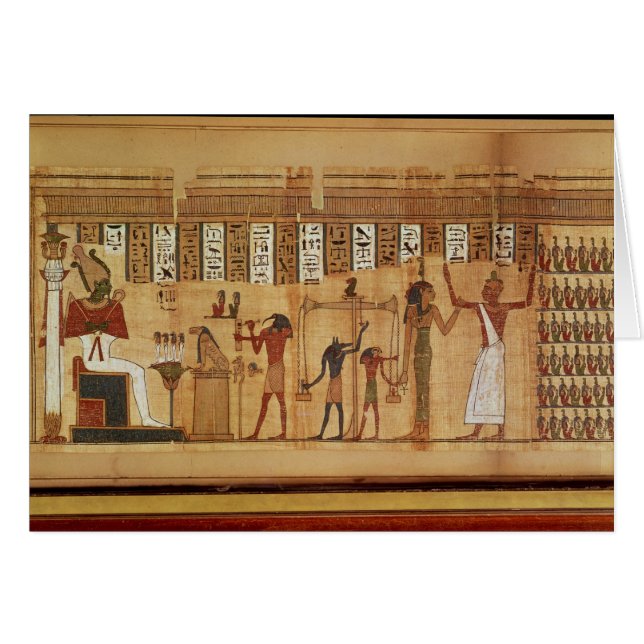 The Judgement of Osiris, detail (Front Horizontal)