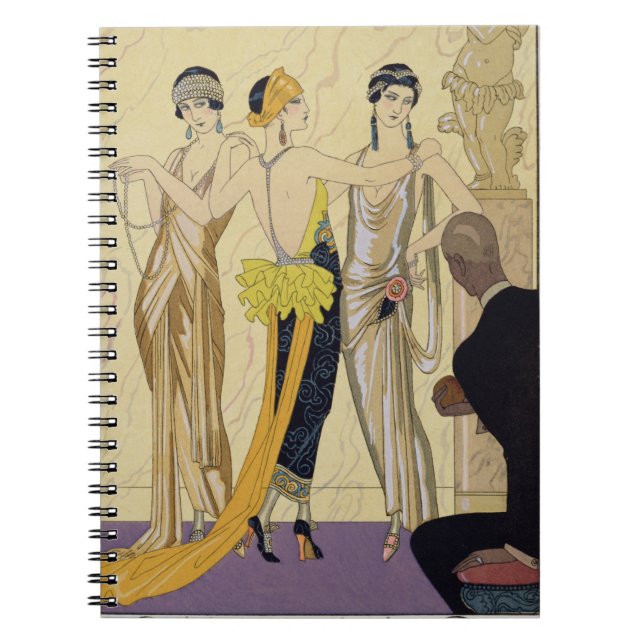 The Judgement of Paris, 1920-30 (pochoir print) Notebook (Front)