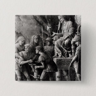 The Judgement of Solomon 15 Cm Square Badge