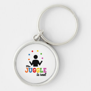The Juggle is real Key Ring