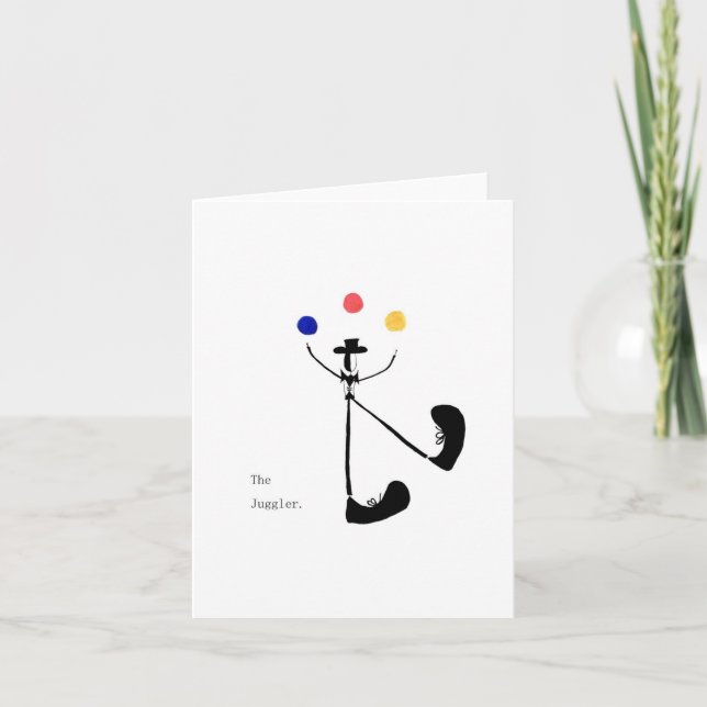The Juggler Card (Front)