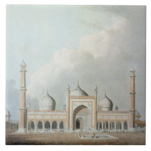 The Jummah Musjed, Delhi, plate XXIII from 'Orient Tile